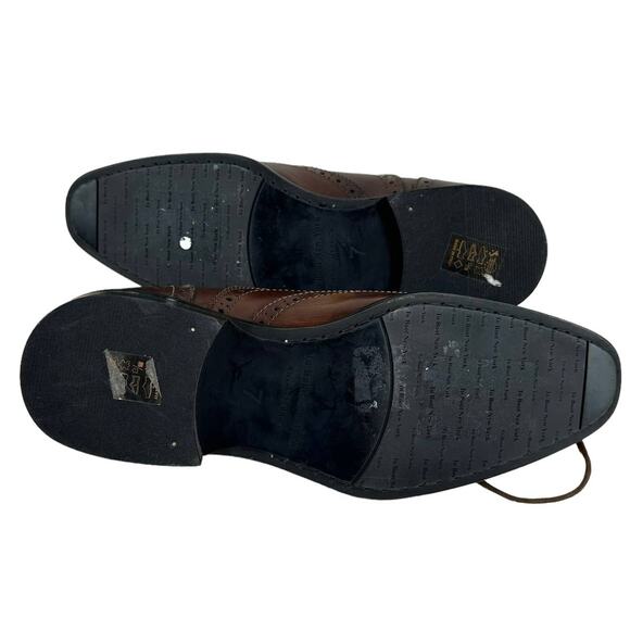 To Boot New York Men's Emil Wingtip Oxford Size 7 New Without Box Brown Leather - Picture 6 of 9